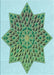 Patterned Light Aquamarine Green Rug, pat3434lblu