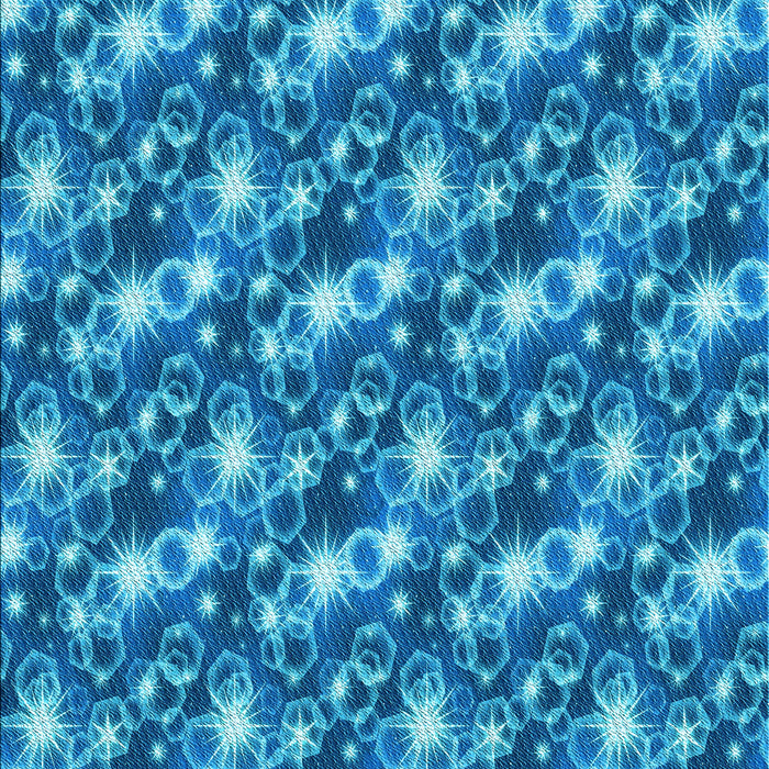 Machine Washable Transitional Bright Turquoise Blue Rug, wshpat3435lblu