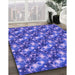 Machine Washable Transitional Purple Mimosa Purple Rug in a Family Room, wshpat3435pur