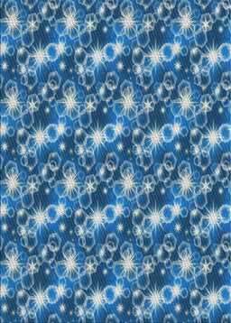 Patterned Blue Novelty Rug, pat3435