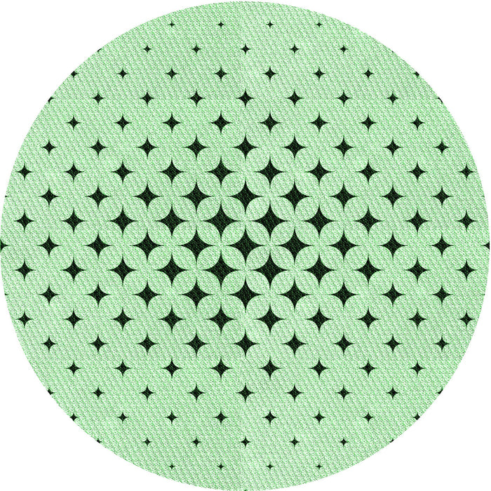 Square Machine Washable Transitional Mint Green Rug in a Living Room, wshpat3436grn