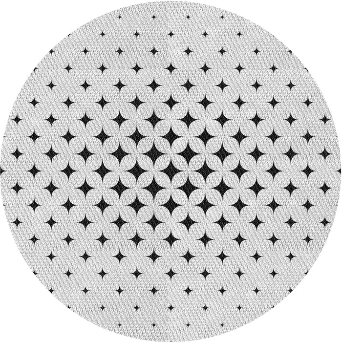 Square Patterned Platinum Gray Rug, pat3436gry