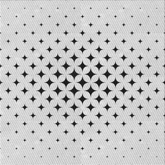 Round Patterned Platinum Gray Rug, pat3436gry