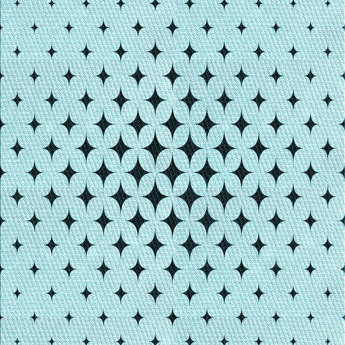 Patterned Electric Blue Rug, pat3436lblu