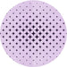 Square Patterned Orchid Purple Rug, pat3436pur