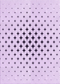 Machine Washable Transitional Orchid Purple Rug, wshpat3436pur