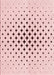 Machine Washable Transitional Pink Rug, wshpat3436rd