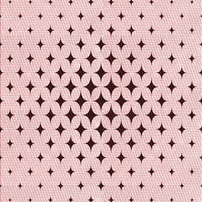 Machine Washable Transitional Pink Rug, wshpat3436rd