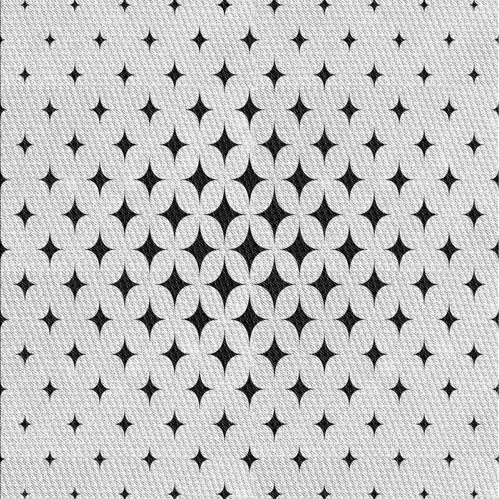 Machine Washable Transitional White Smoke Rug, wshpat3436