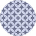 Square Patterned Lavender Blue Rug, pat3437blu
