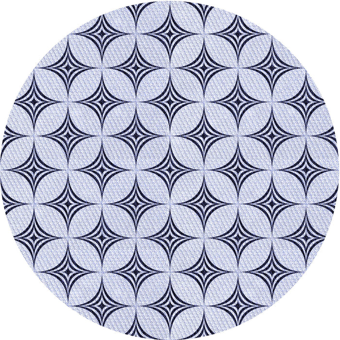 Square Machine Washable Transitional Lavender Blue Rug in a Living Room, wshpat3437blu