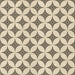 Round Patterned Wheat Beige Rug, pat3437brn