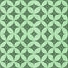 Round Patterned Mint Green Rug, pat3437grn