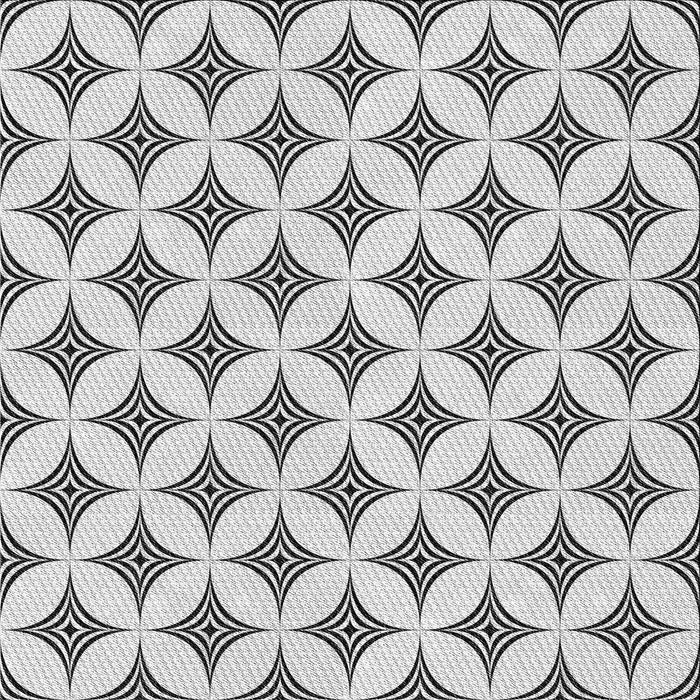 Round Machine Washable Transitional Platinum Gray Rug, wshpat3437gry