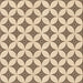 Round Patterned Light Brown Rug, pat3437org