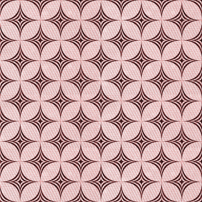 Round Machine Washable Transitional Light Rose Pink Rug, wshpat3437rd