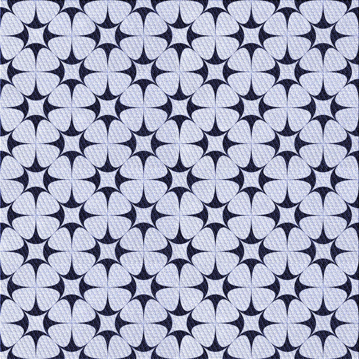 Round Patterned Lavender Blue Rug, pat3438blu