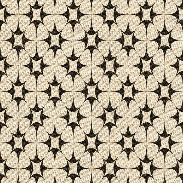 Patterned Wheat Beige Rug, pat3438brn