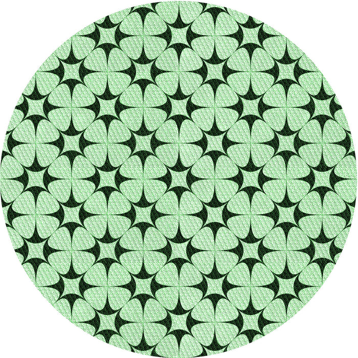 Square Machine Washable Transitional Mint Green Rug in a Living Room, wshpat3438grn