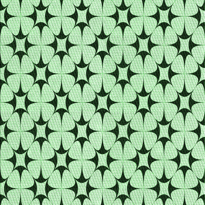 Patterned Mint Green Rug, pat3438grn