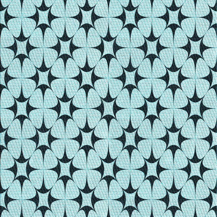 Patterned Deep-Sea Green Rug, pat3438lblu