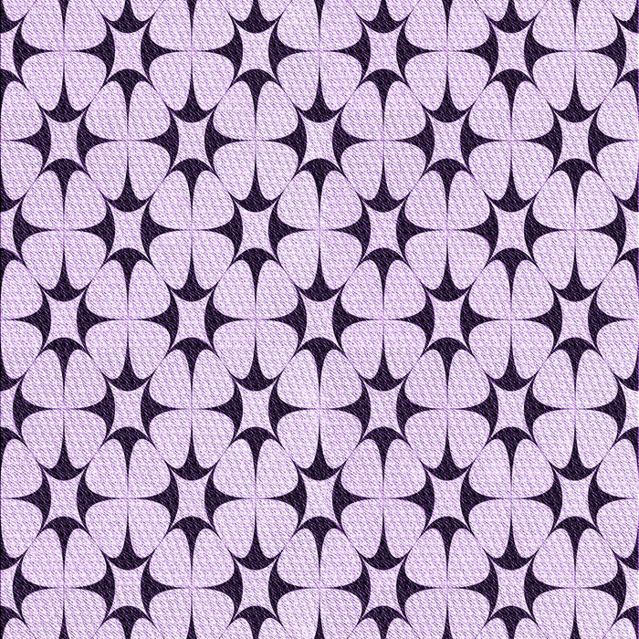 Machine Washable Transitional Purple Flower Purple Rug, wshpat3438pur