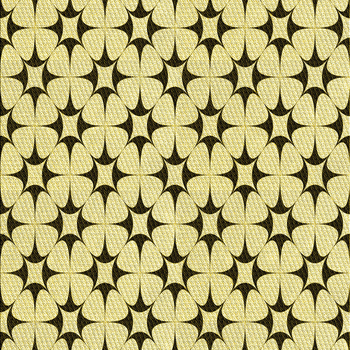 Patterned Mustard Yellow Rug, pat3438yw