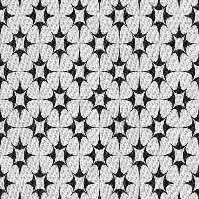 Patterned Ash Gray Novelty Rug, pat3438