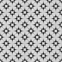 Square Patterned Ash Gray Novelty Rug, pat3438