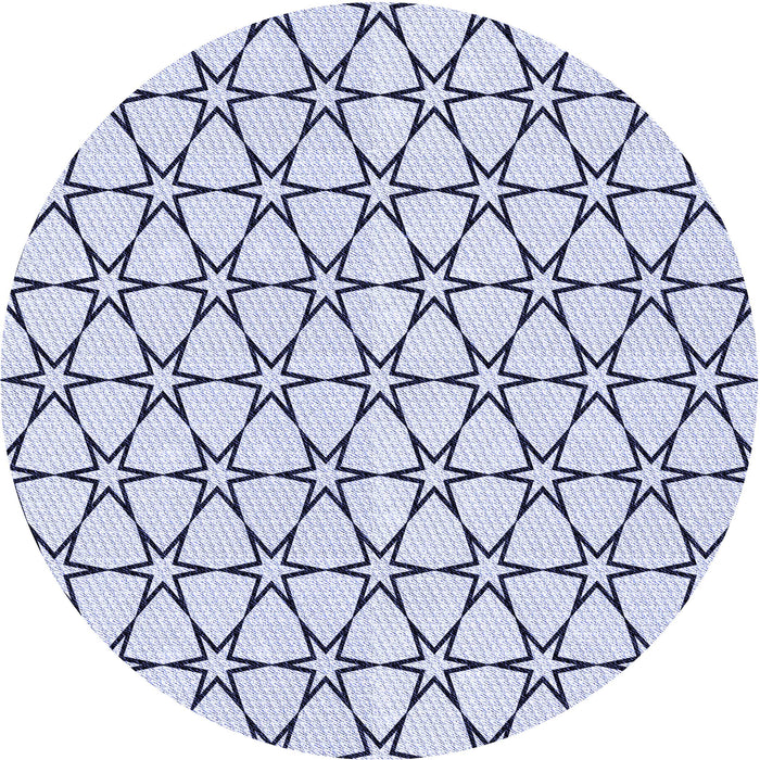 Square Patterned Lavender Blue Rug, pat3439blu