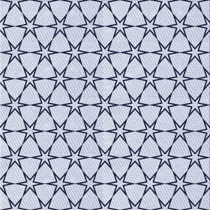 Round Patterned Lavender Blue Rug, pat3439blu