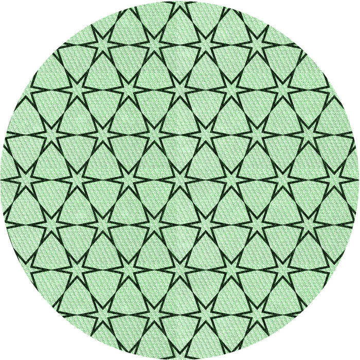 Square Machine Washable Transitional Mint Green Rug in a Living Room, wshpat3439grn