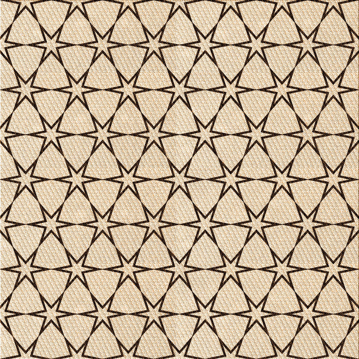 Round Patterned Copper Brown Rug, pat3439org