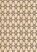 Patterned Copper Brown Rug, pat3439org