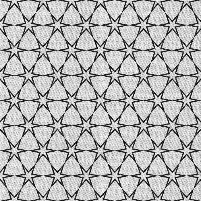 Square Patterned Gray Novelty Rug, pat3439