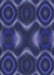 Patterned Denim Dark Blue Rug, pat344blu