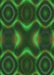 Patterned Dark Forest Green Rug, pat344grn