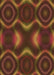 Patterned Mahogany Brown Rug, pat344org