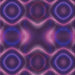 Round Patterned Dark Orchid Purple Rug, pat344pur
