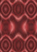 Patterned Crimson Red Rug, pat344rd