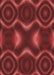 Machine Washable Transitional Crimson Red Rug, wshpat344rd