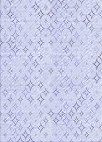 Machine Washable Transitional Lavender Blue Rug, wshpat3440blu