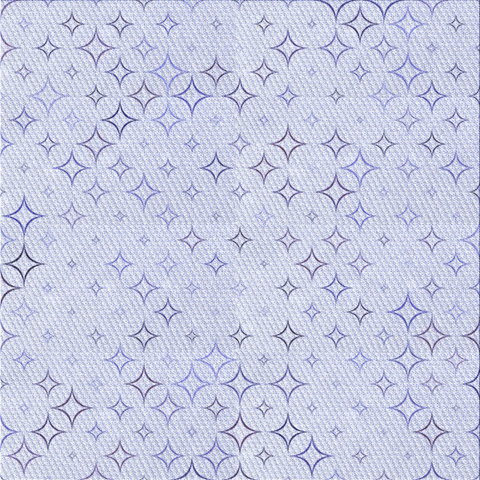 Round Machine Washable Transitional Lavender Blue Rug, wshpat3440blu