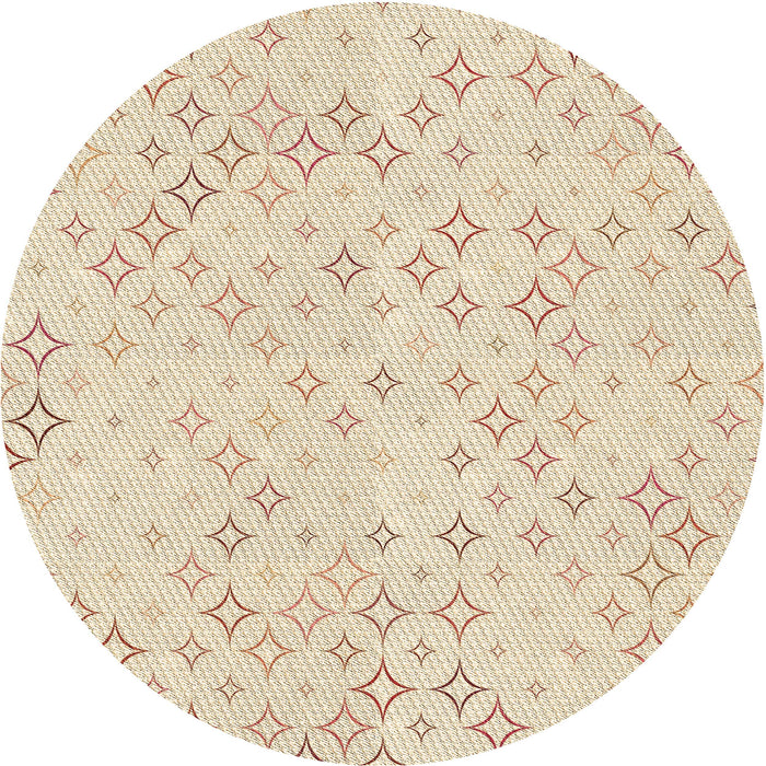 Square Machine Washable Transitional Moccasin Beige Rug in a Living Room, wshpat3440brn