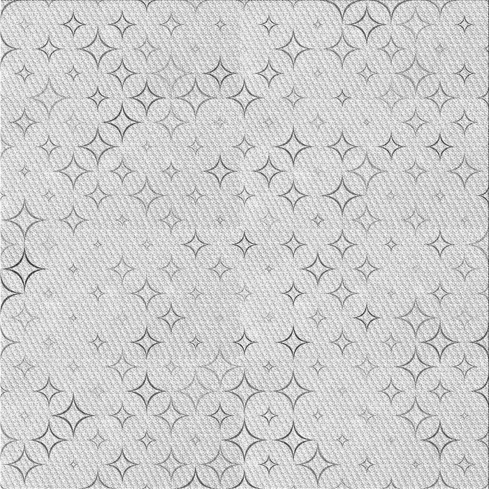 Round Patterned Platinum Gray Rug, pat3440gry