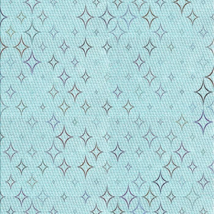 Patterned Denim Blue Rug, pat3440lblu