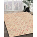 Machine Washable Transitional Moccasin Beige Rug in a Family Room, wshpat3440org