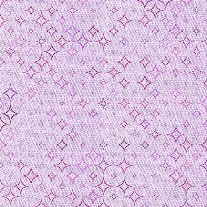 Round Patterned Violet Purple Rug, pat3440pur