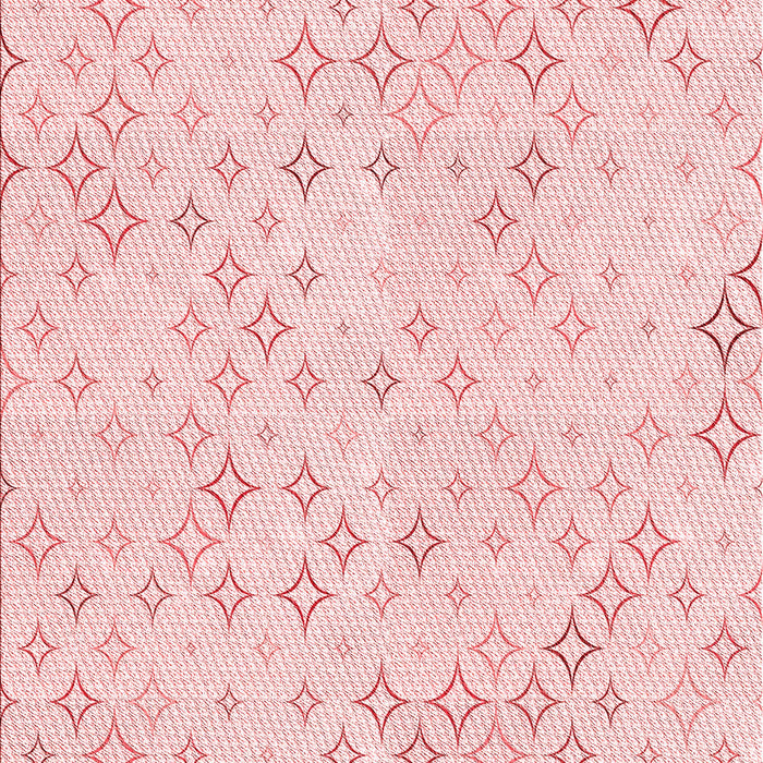 Machine Washable Transitional Pastel Red Pink Rug, wshpat3440rd