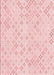 Patterned Pastel Red Pink Rug, pat3440rd
